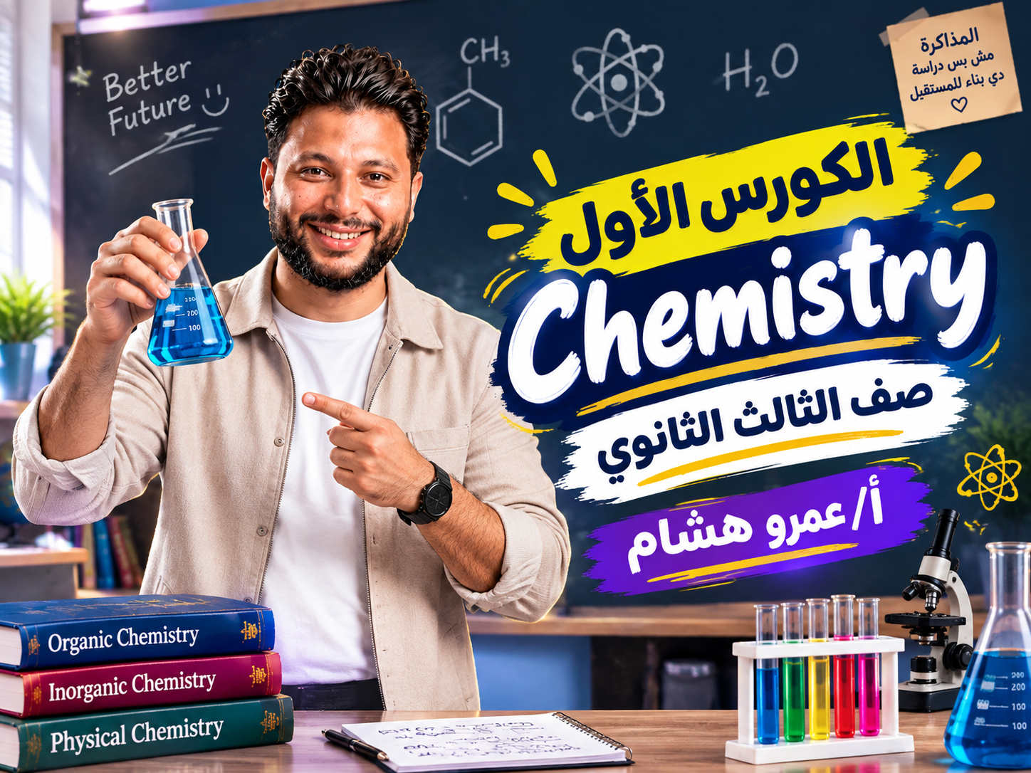 Chemistry الصف الثالث الثانوي ا/عرو هشام